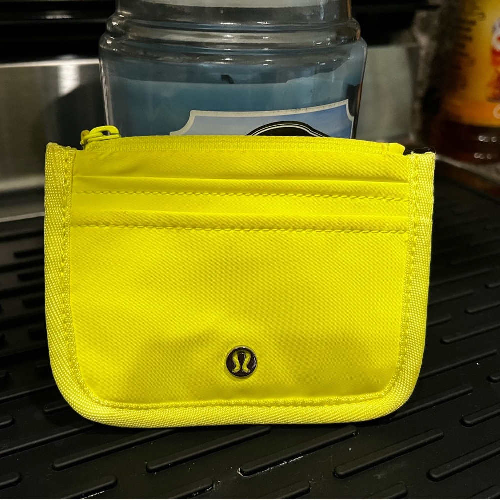 Lululemon card holder.